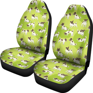 Jack Russel Pattern Print Design 01 Universal Fit Car Seat Covers