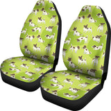 Jack Russel Pattern Print Design 01 Universal Fit Car Seat Covers