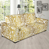Rose Pattern Print Design 05  Sofa Slipcover