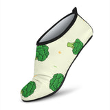 Broccoli Pattern Aqua Shoes