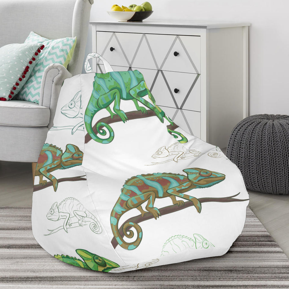 Chameleon Lizard Pattern Bean Bag Cover
