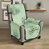 broccoli sketch pattern Chair Cover Protector