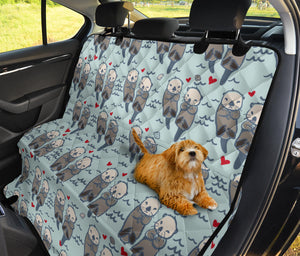 Lovely Sea Otter Pattern Dog Car Seat Covers
