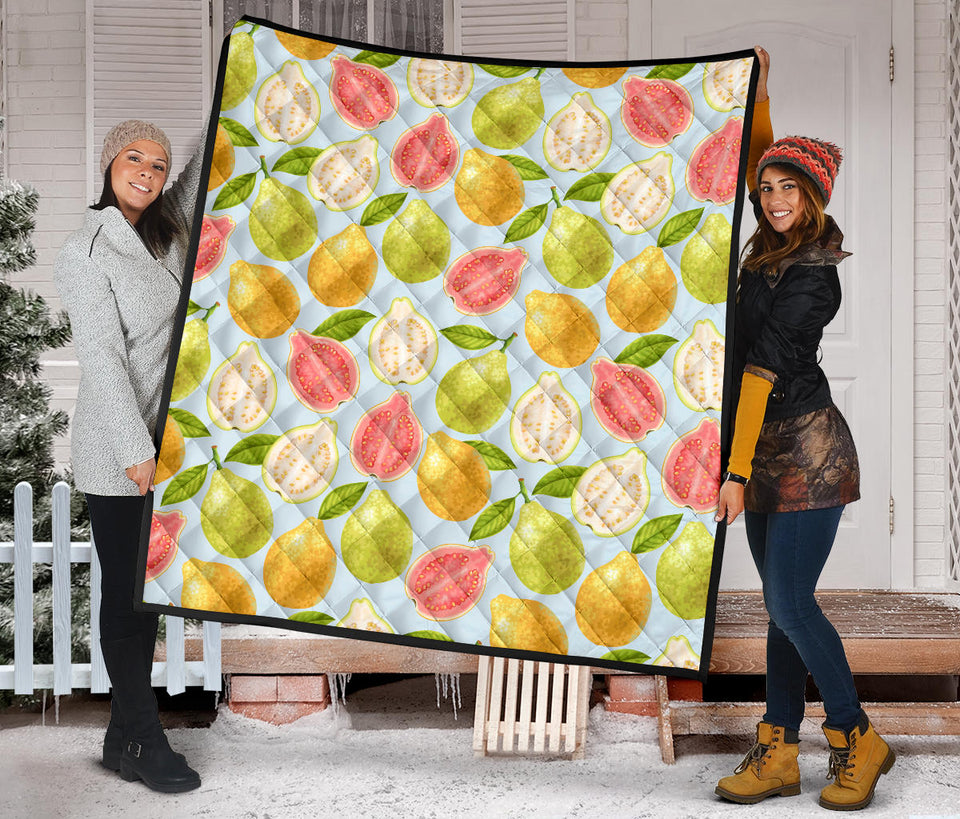 Guava Design Pattern Premium Quilt