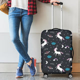 Unicorn Rainbows Moon Clound Star Pattern Cabin Suitcases Luggages