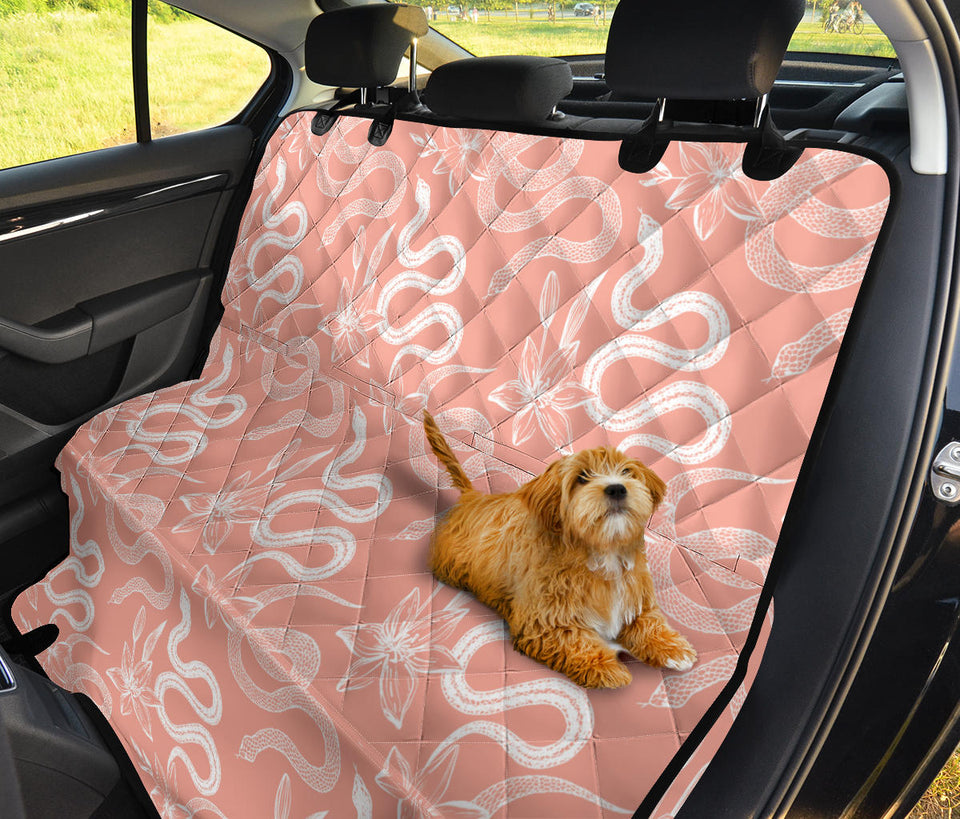 Snake Lilies Flower Pattern Dog Car Seat Covers