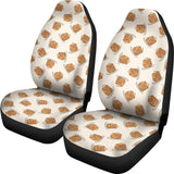 Pancake Pattern Print Design 01 Universal Fit Car Seat Covers