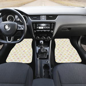 Horseshoes Pattern Print Design 02 Front Car Mats