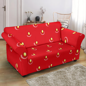 Strawberry Texture Skin Pattern Loveseat Couch Slipcover