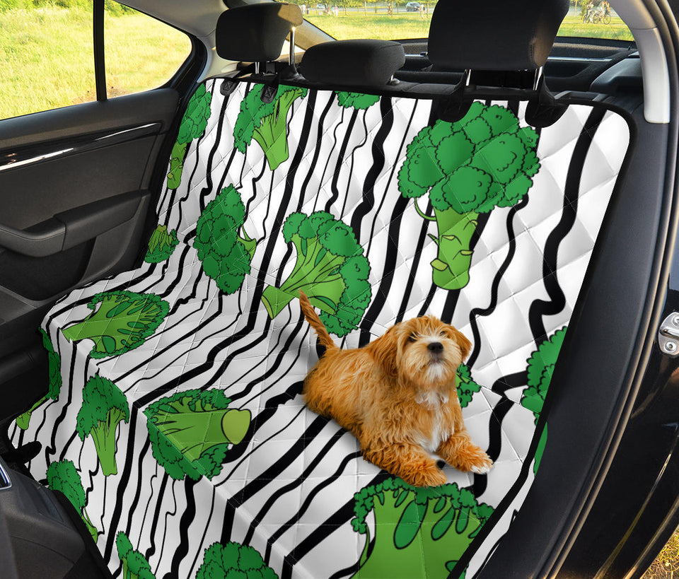 Cool Broccoli Pattern Dog Car Seat Covers