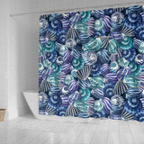 Shell Design Pattern Shower Curtain Fulfilled In US