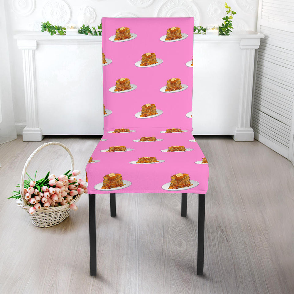 Pancake Pattern Print Design 04 Dining Chair Slipcover