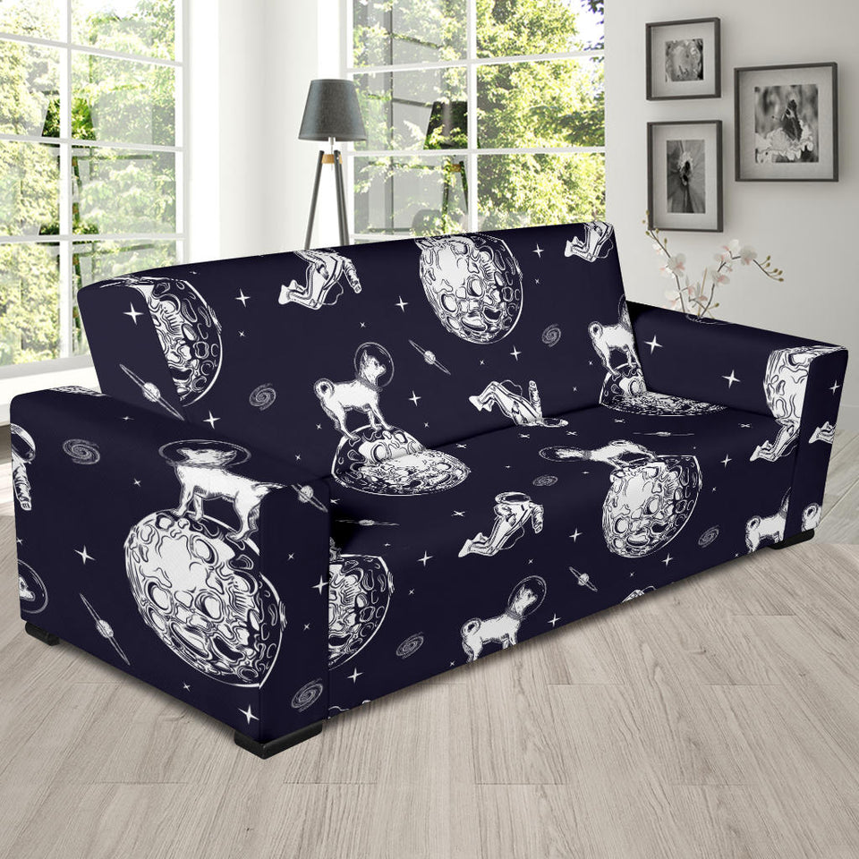 Chihuahua Space Helmet. Astronaut Pattern Sofa Slipcover