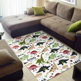 Cute Dinosaurs Pattern Area Rug