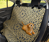 Arabic Star Gold Pattern Dog Car Seat Covers