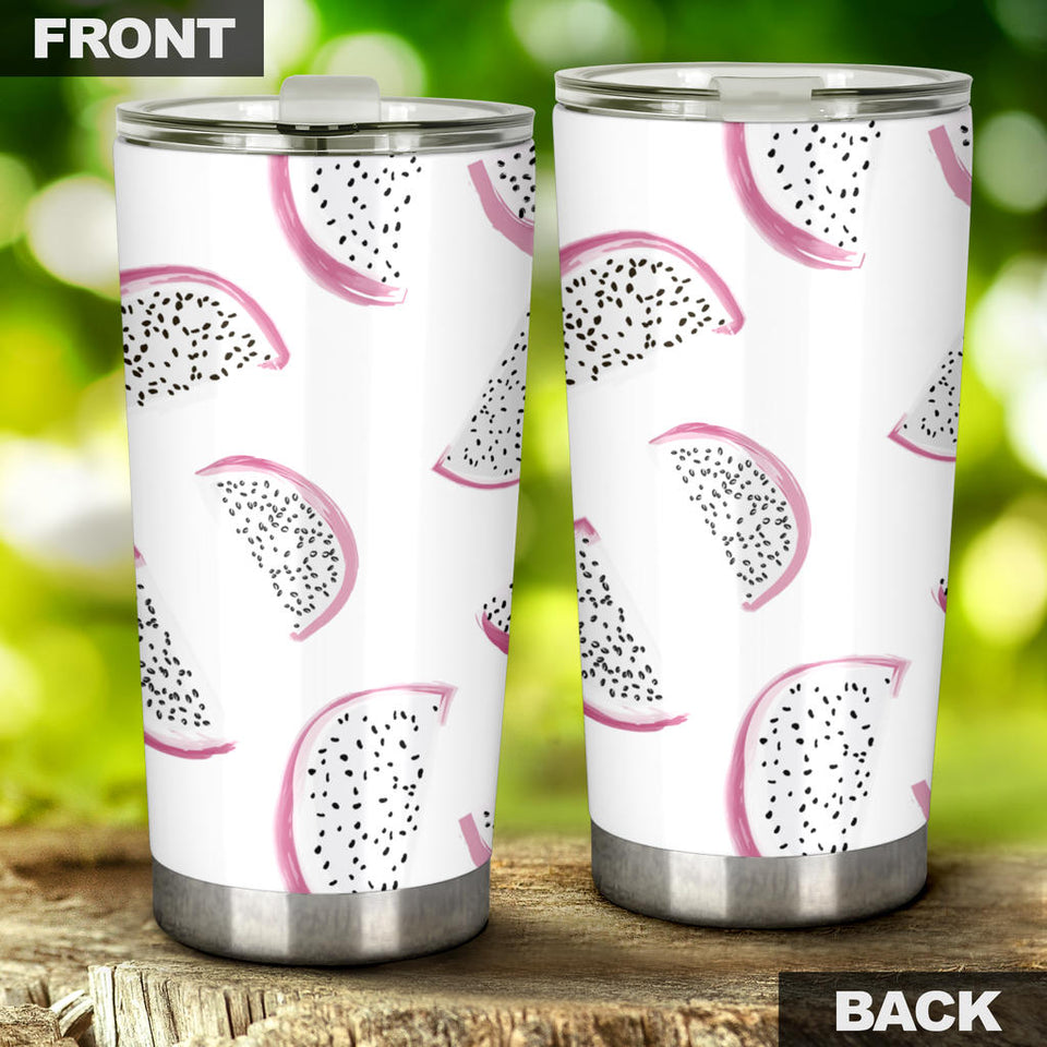 Dragon Fruit Pattern Tumbler