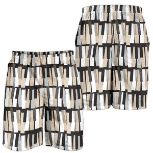 Piano Pattern Print Design 04 Men Shorts