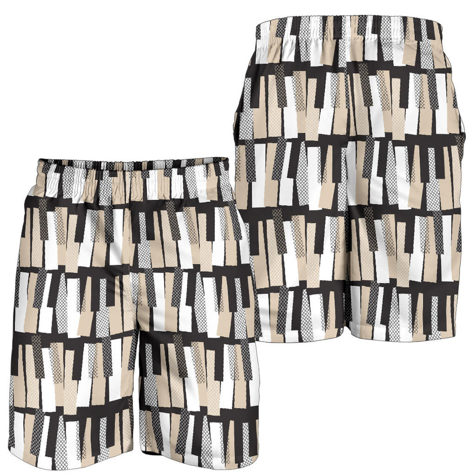 Piano Pattern Print Design 04 Men Shorts