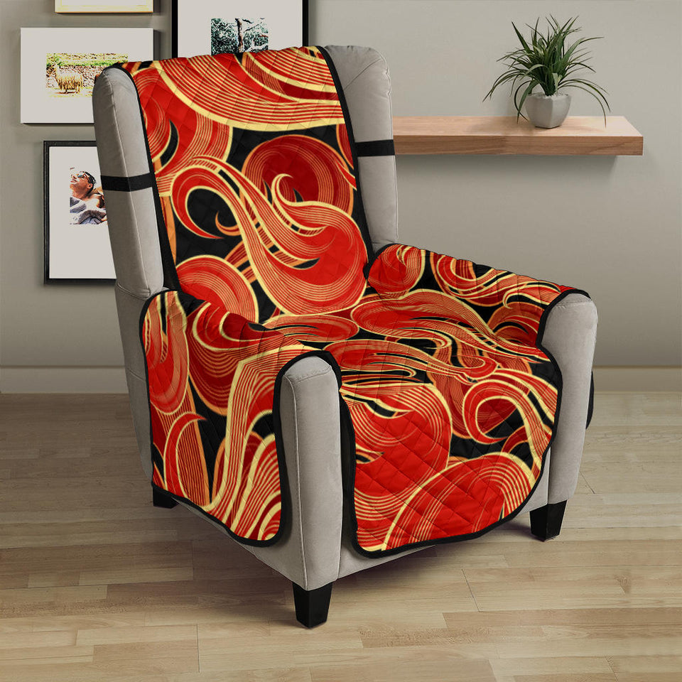 Fire flame pattern Chair Cover Protector