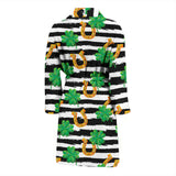 Horseshoes Pattern Print Design 01 Men's Bathrobe