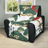 Bonsai red sun japanese pattern Recliner Cover Protector