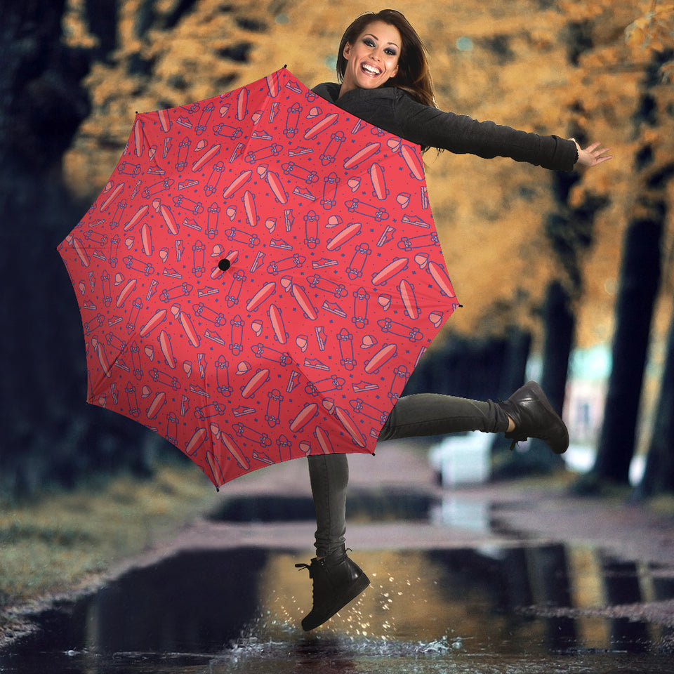 Skate Board Pattern Print Design 01 Umbrella