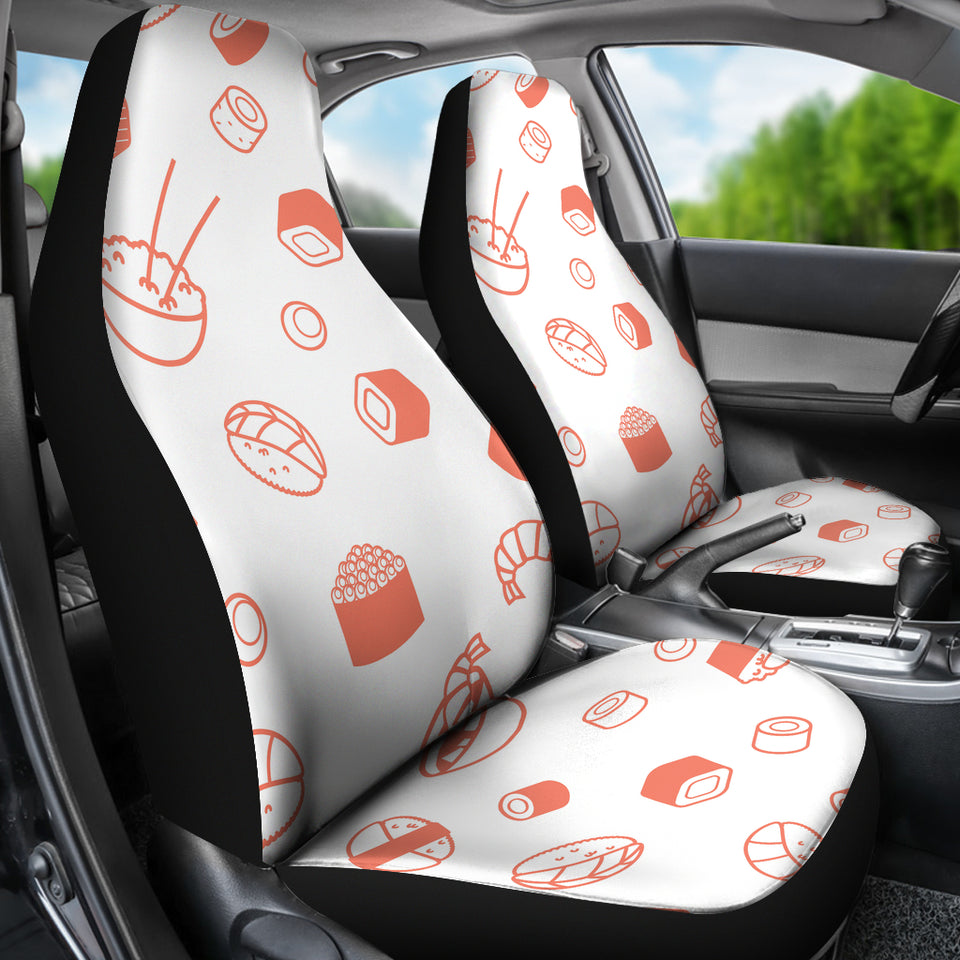 Sushi Pattern  Universal Fit Car Seat Covers