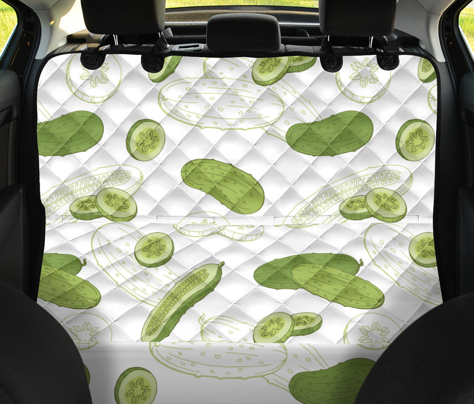 Cucumber Sketch Pattern Dog Car Seat Covers
