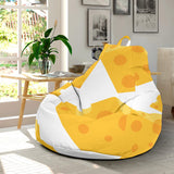 Cheese Slice Pattern Bean Bag Cover