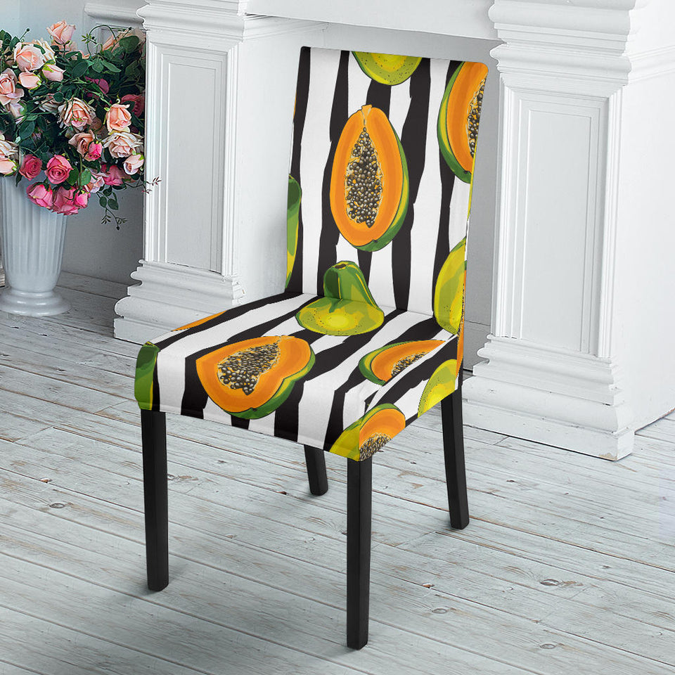 Papaya Design Pattern Dining Chair Slipcover