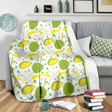Durian Pattern Background Premium Blanket