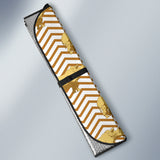Rhino Yellow Theme Pattern Car Sun Shade