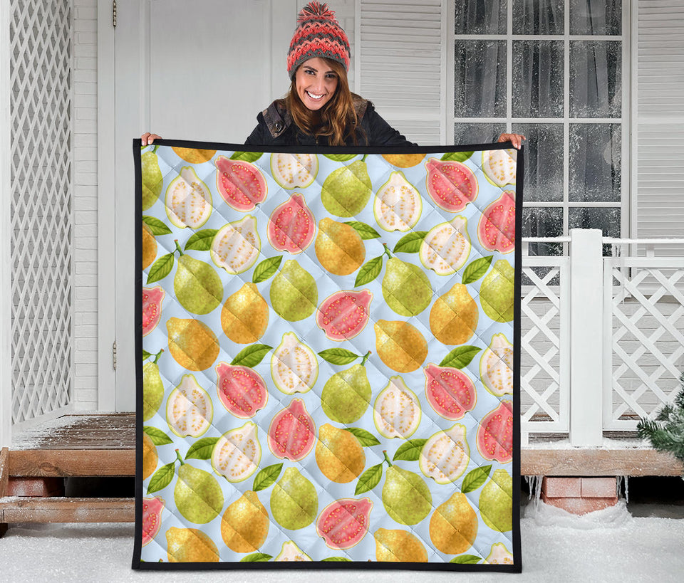 Guava Design Pattern Premium Quilt