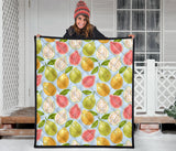 Guava Design Pattern Premium Quilt