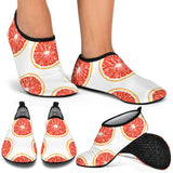 Grapefruit Pattern Aqua Shoes