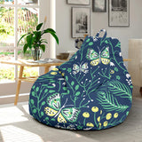 Butterfly Leaves Pattern Bean Bag Cover
