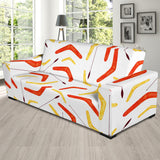 Waterclor Boomerang Australian Aboriginal Ornament Sofa Slipcover