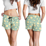 Tea pots Pattern Print Design 02 Women Shorts