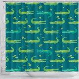 Crocodile Pattern Shower Curtain Fulfilled In US