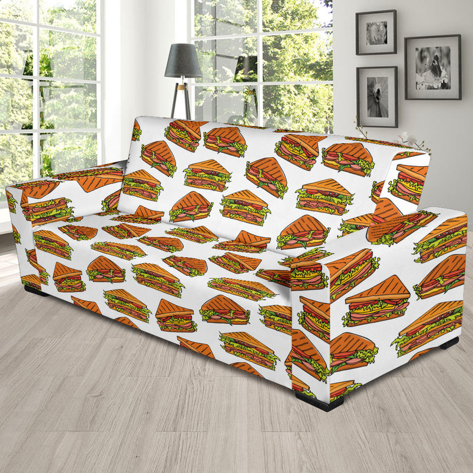 Sandwich Pattern Print Design 02  Sofa Slipcover