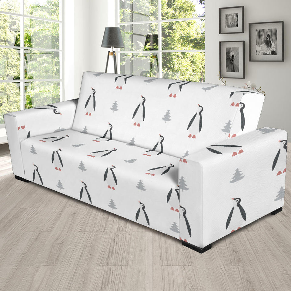 Penguin Pattern Sofa Slipcover