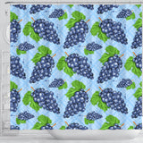 Watercolor Grape Pattern Shower Curtain Fulfilled In US