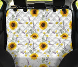 Beautiful Sunflowers Pattern Dog Car Seat Covers
