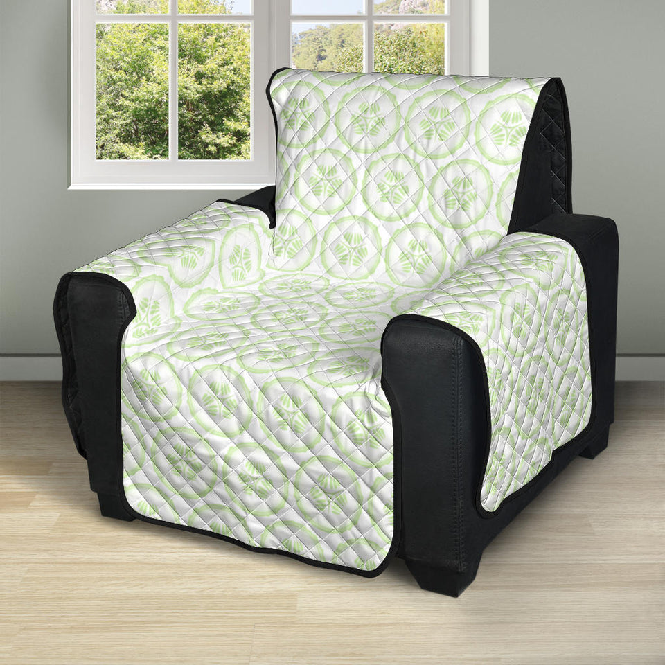 Cucumber pattern background Recliner Cover Protector