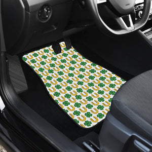 Horseshoes Pattern Print Design 04 Front Car Mats