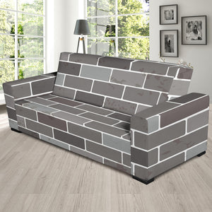 Brick Printed Pattern Print Design 05 Sofa Slipcover