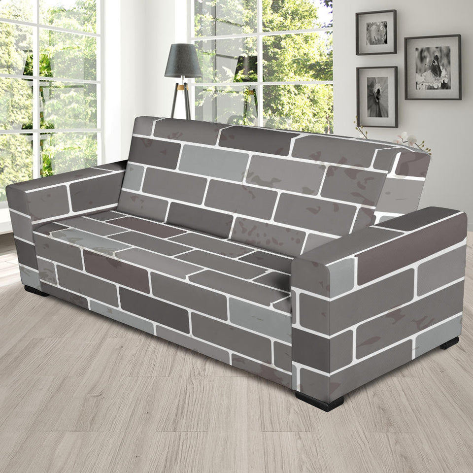 Brick Printed Pattern Print Design 05 Sofa Slipcover