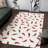Chili Peppers Pattern Area Rug