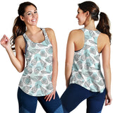 Shell polynesian tribal  Women Racerback Tank Top