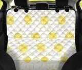 Hand Drawn Sun Pattern Dog Car Seat Covers